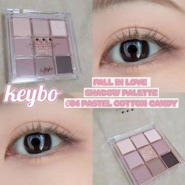 KEYBO FALL IN LOVE SHADOW PALETTE/keybo/パウダーアイシャドウを使ったクチコミ（1枚目）