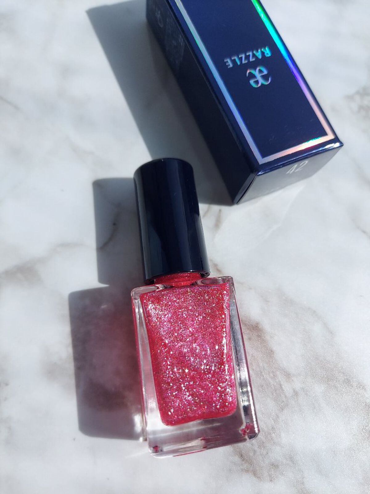 エレガンス ラズル エナメルラッカー 42 Pink Strip/エレガンス ラズル /マニキュアを使ったクチコミ（1枚目）