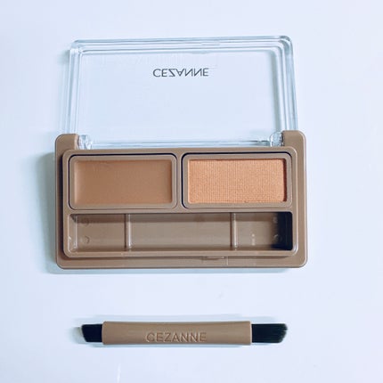 アイブロウワックス&パウダー/CEZANNE/アイブロウを使ったクチコミ(5枚目)