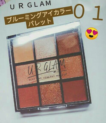 UR GLAM　BLOOMING EYE COLOR PALETTE/U R GLAM/アイシャドウパレットを使ったクチコミ（1枚目）