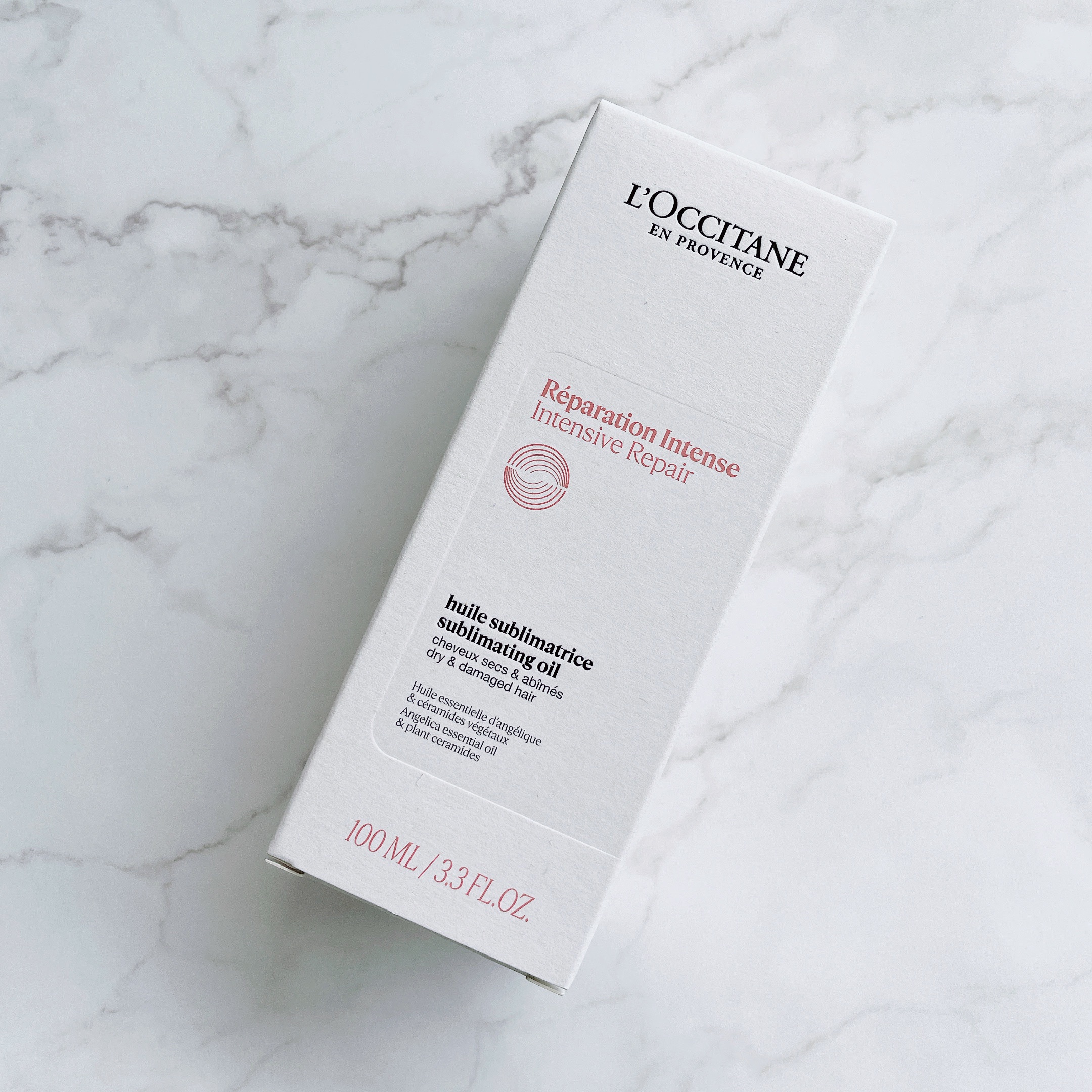 インテンシヴリペア ヘアオイル 100mL/L'OCCITANE/ヘアオイルを使ったクチコミ（2枚目）