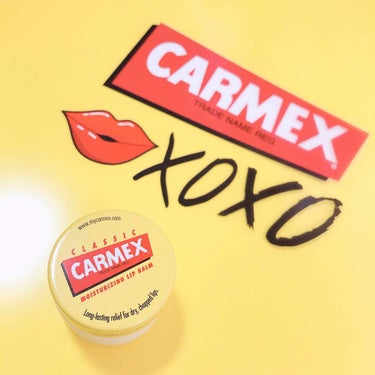 カーメックス moisturizing lip balmのクチコミ「☽⋆゜日本上陸！有名人に愛されているリップ

CARMEX リップバーム ジャー

1937年.....」（1枚目）