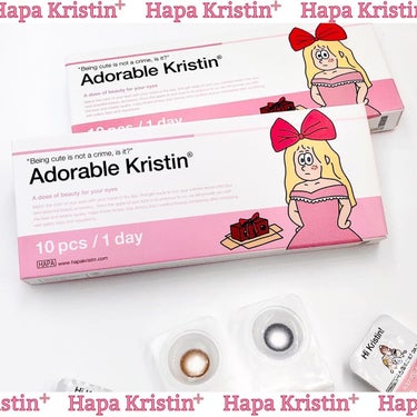 Adorable Kristin/Hapa kristin/カラーコンタクトレンズを使ったクチコミ（4枚目）