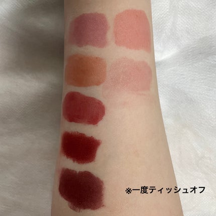 ジューシーラスティングティント/rom&nd/リップティントを使ったクチコミ(3枚目)