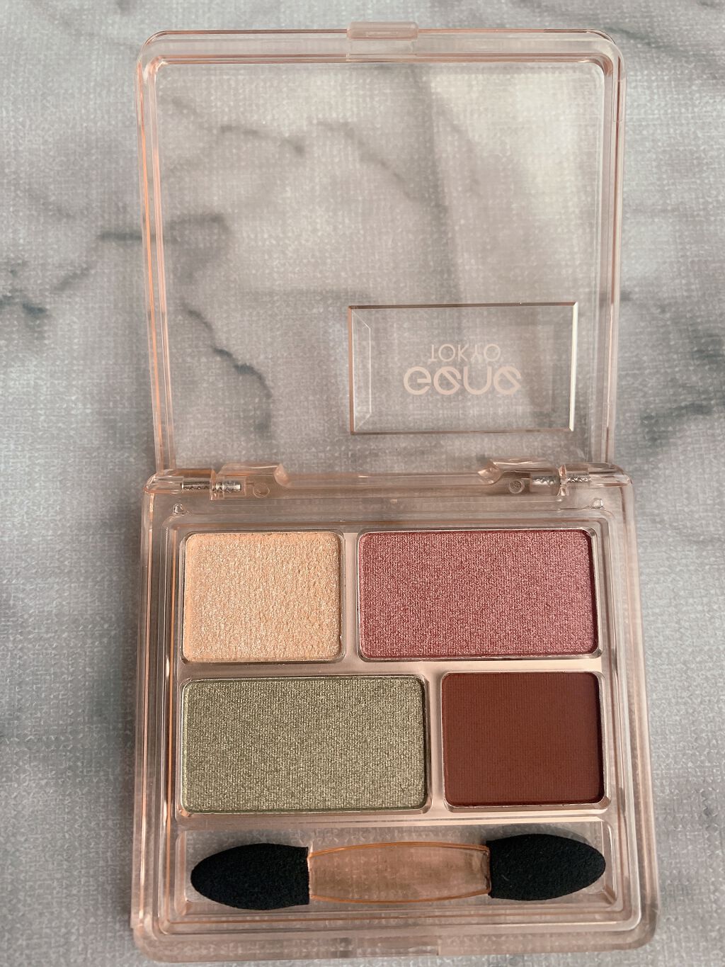 リラクシーアイシャドウ/GENE TOKYO/アイシャドウパレットを使ったクチコミ(3枚目)