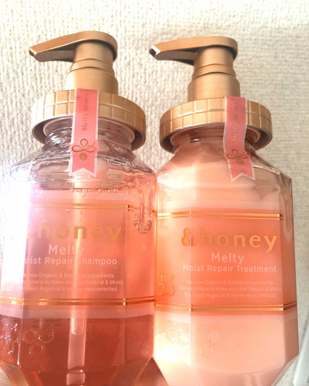 &honey Melty モイストリペア シャンプー1.0／モイストリペア ヘアトリートメント2.0/&honey/市販シャンプーを使ったクチコミ（1枚目）