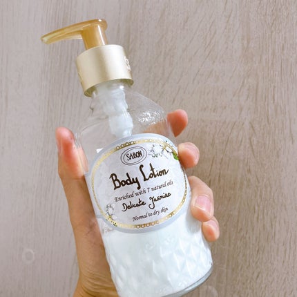 ボディローション デリケート・ジャスミン(ボトル)/SABON/ボディローションを使ったクチコミ(1枚目)