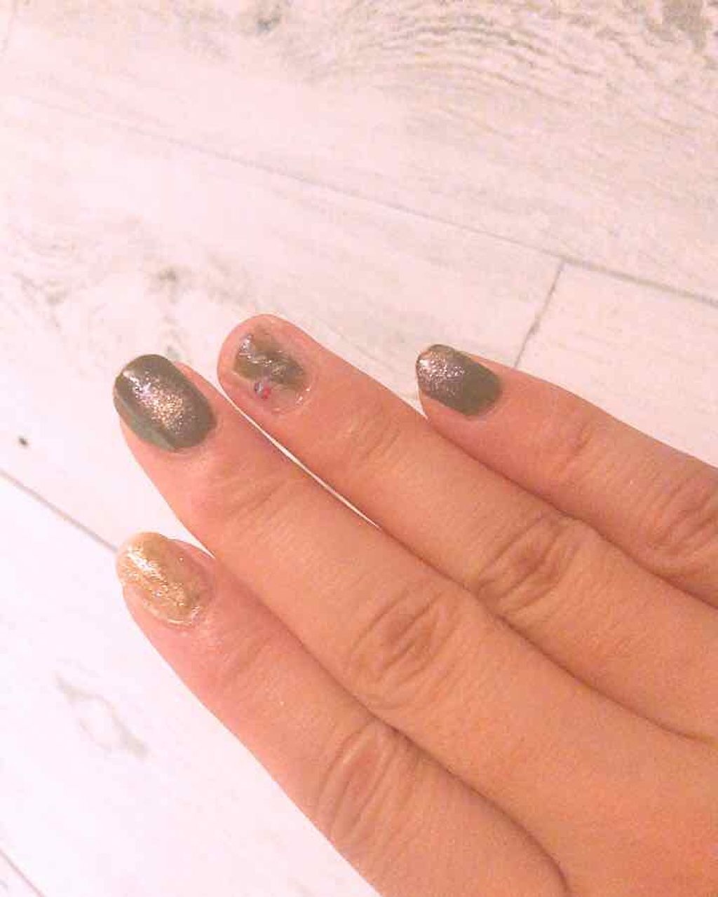 ACクイックドライトップコート/DAISO/ネイルトップコートを使ったクチコミ（3枚目）