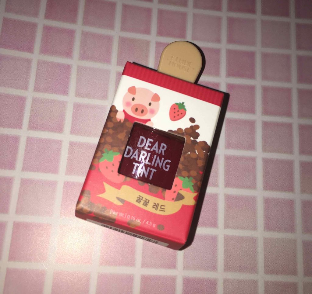 ディアダーリン ウォータージェルティント （アイスティント）/ETUDE/口紅を使ったクチコミ（1枚目）