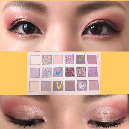 フーダビューティ デザート ダスク アイシャドウパレット/Huda Beauty/アイシャドウパレットを使ったクチコミ(2枚目)