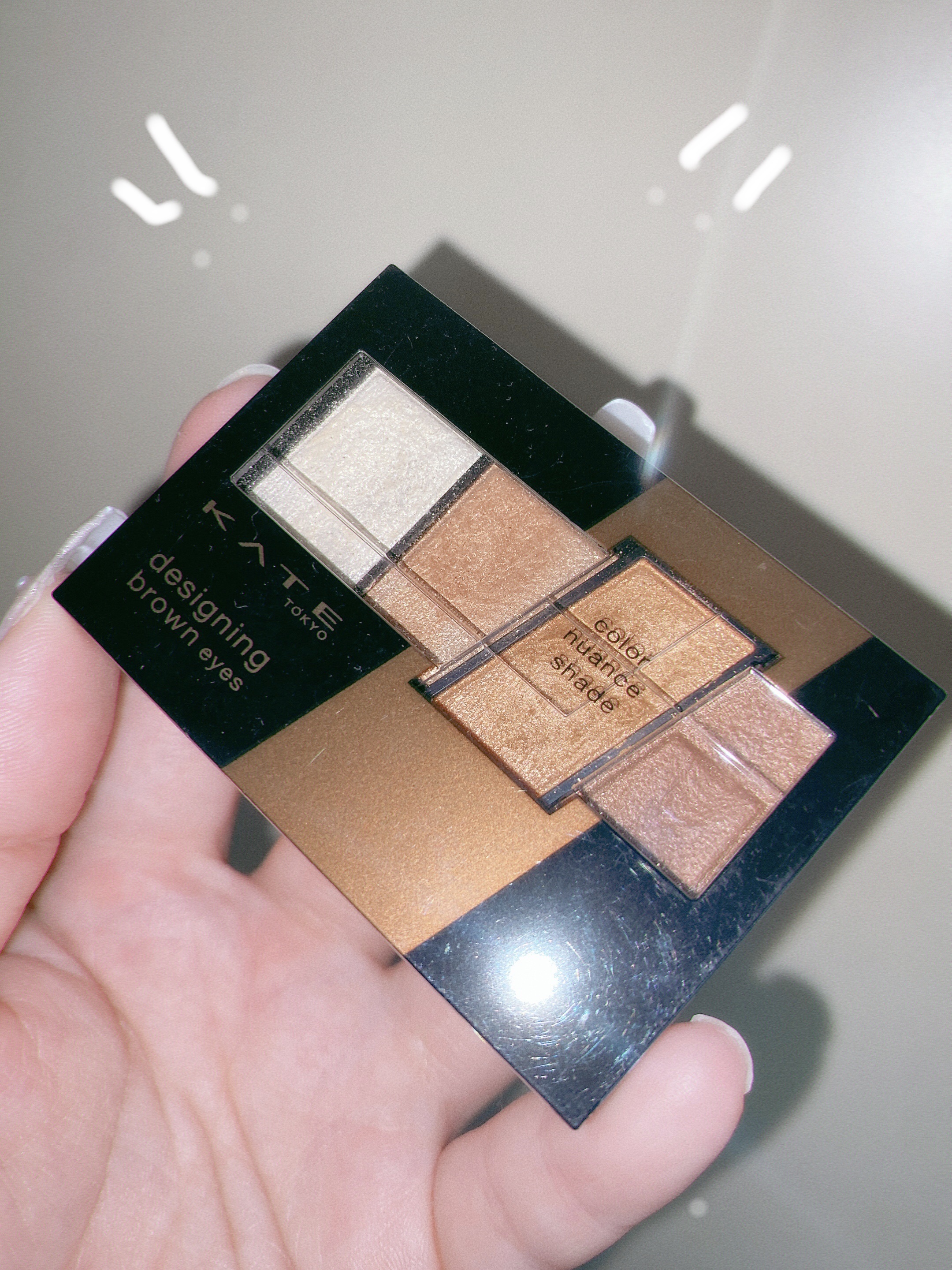 デザイニングブラウンアイズ/KATE/アイシャドウパレットを使ったクチコミ（1枚目）