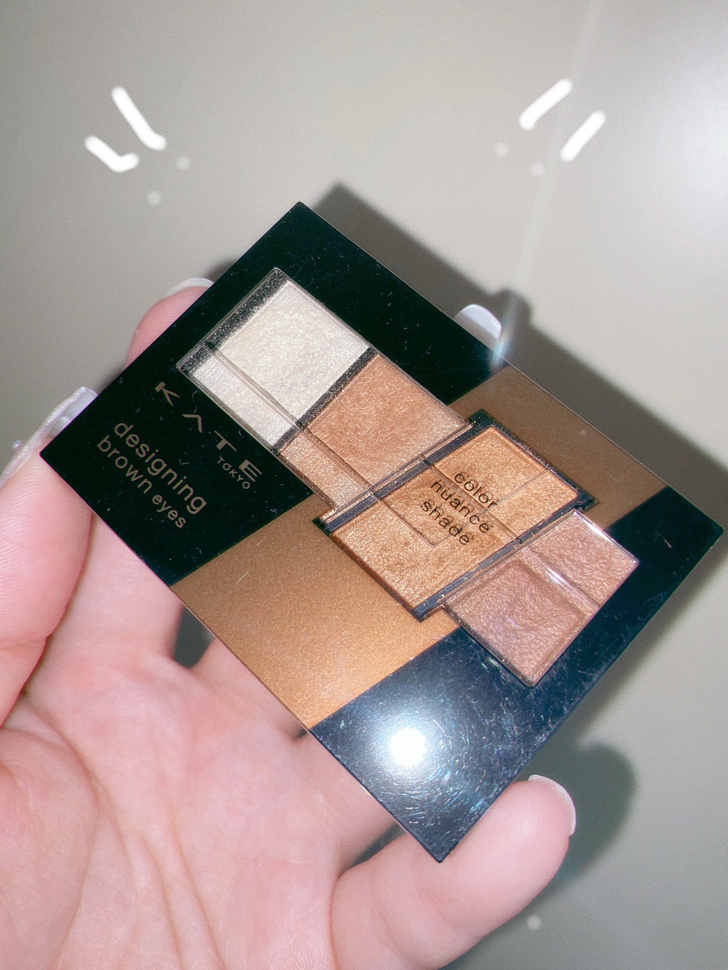 デザイニングブラウンアイズ/KATE/アイシャドウパレットを使ったクチコミ(1枚目)