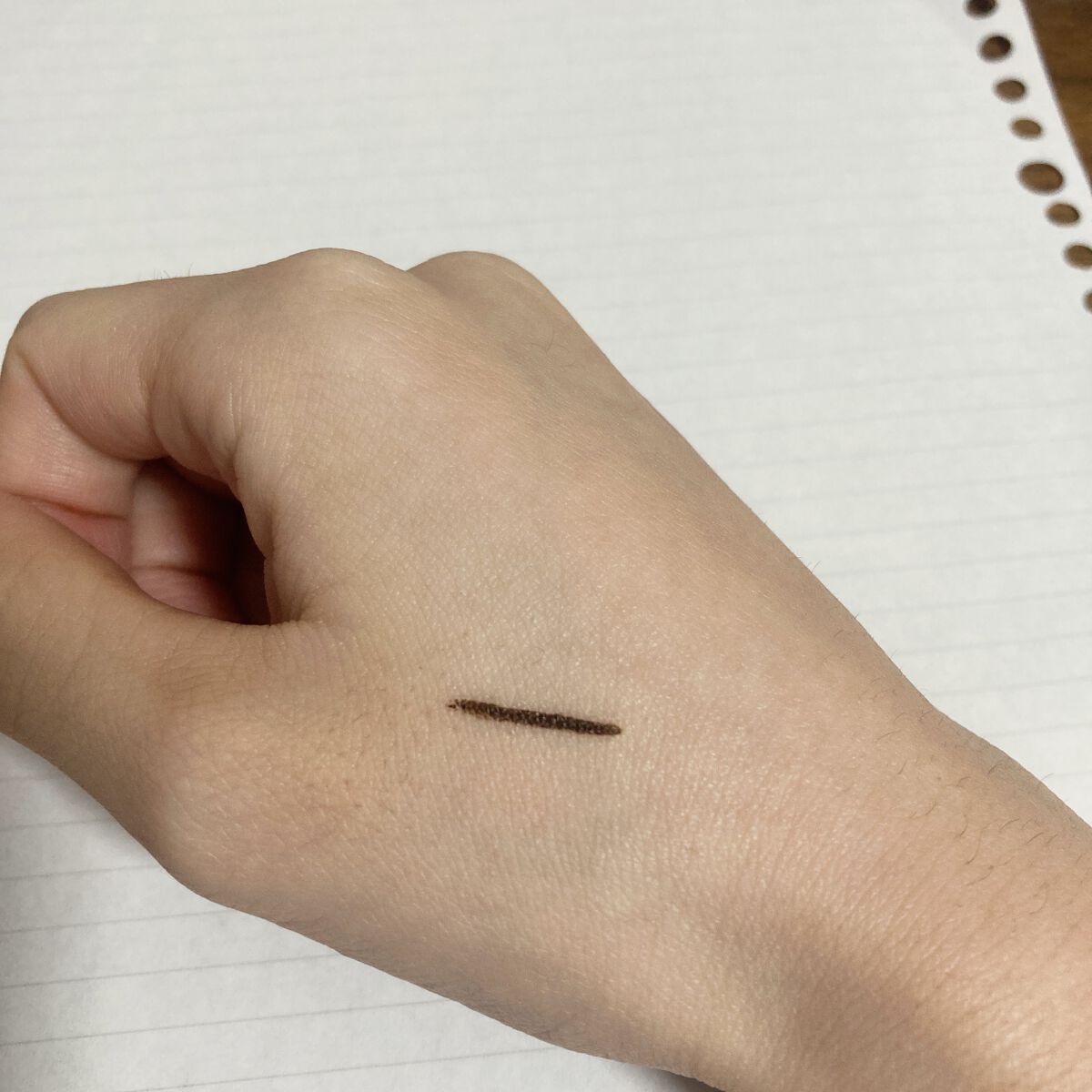 「密着アイライナー」しなやか筆リキッド ブラックブラウン/デジャヴュ/リキッドアイライナーを使ったクチコミ（2枚目）