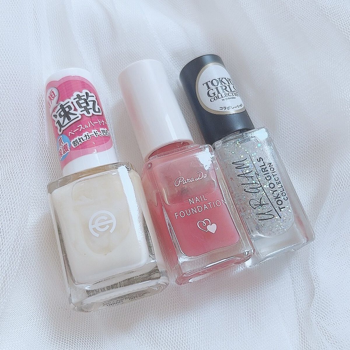 AC クイックドライベース＆ハードナー/AC MAKEUP/ネイルベースコートを使ったクチコミ（2枚目）