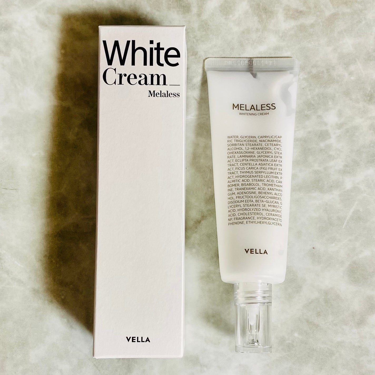 メラレスブライトニングクリーム/VELLA/フェイスクリームを使ったクチコミ(1枚目)