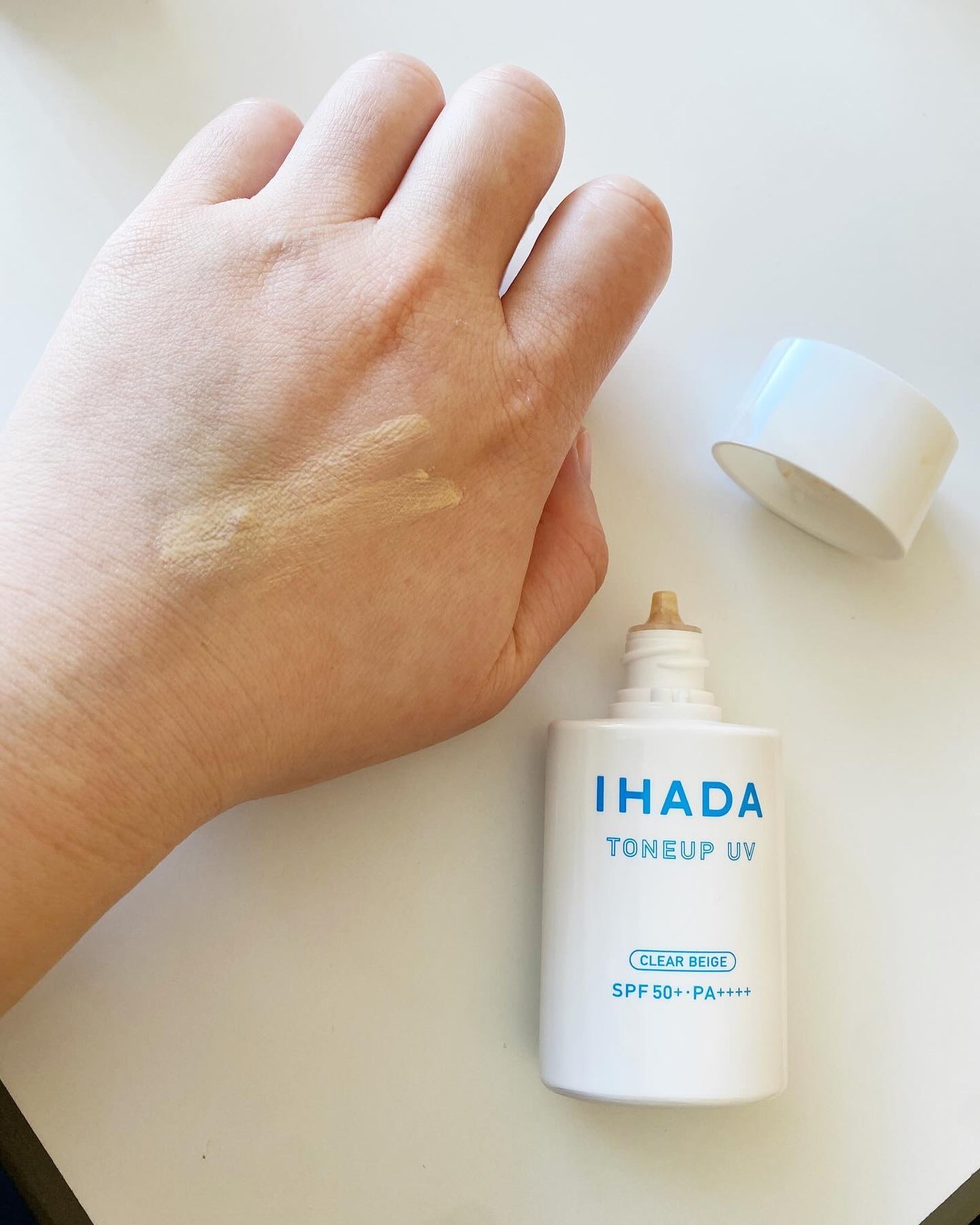 薬用フェイスプロテクトUV ミルク/IHADA/日焼け止めミルクを使ったクチコミ(4枚目)