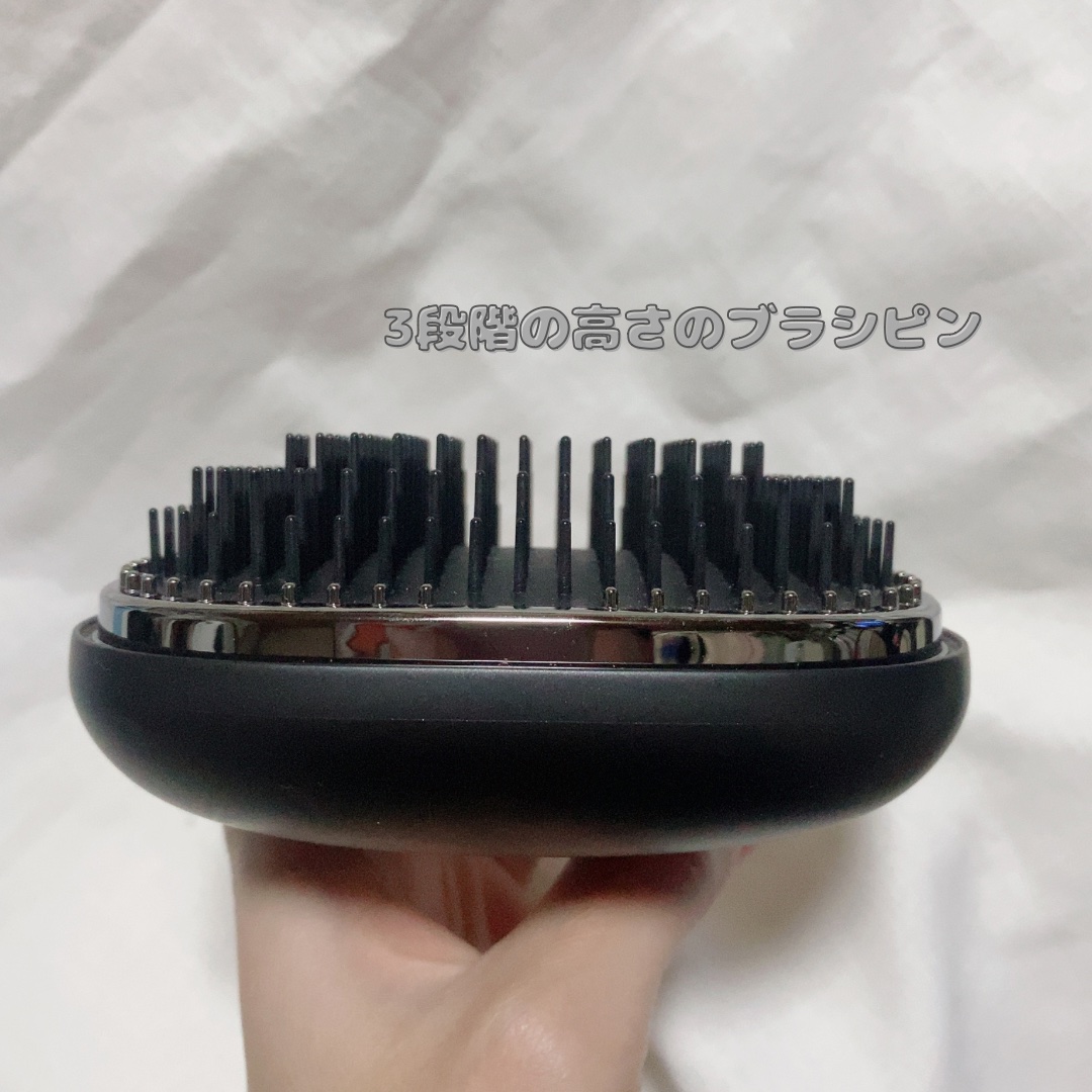 スタイリッシュ ベースアップブラシ（MHB-3070） ブラック/mod's hair/ヘアブラシを使ったクチコミ（3枚目）