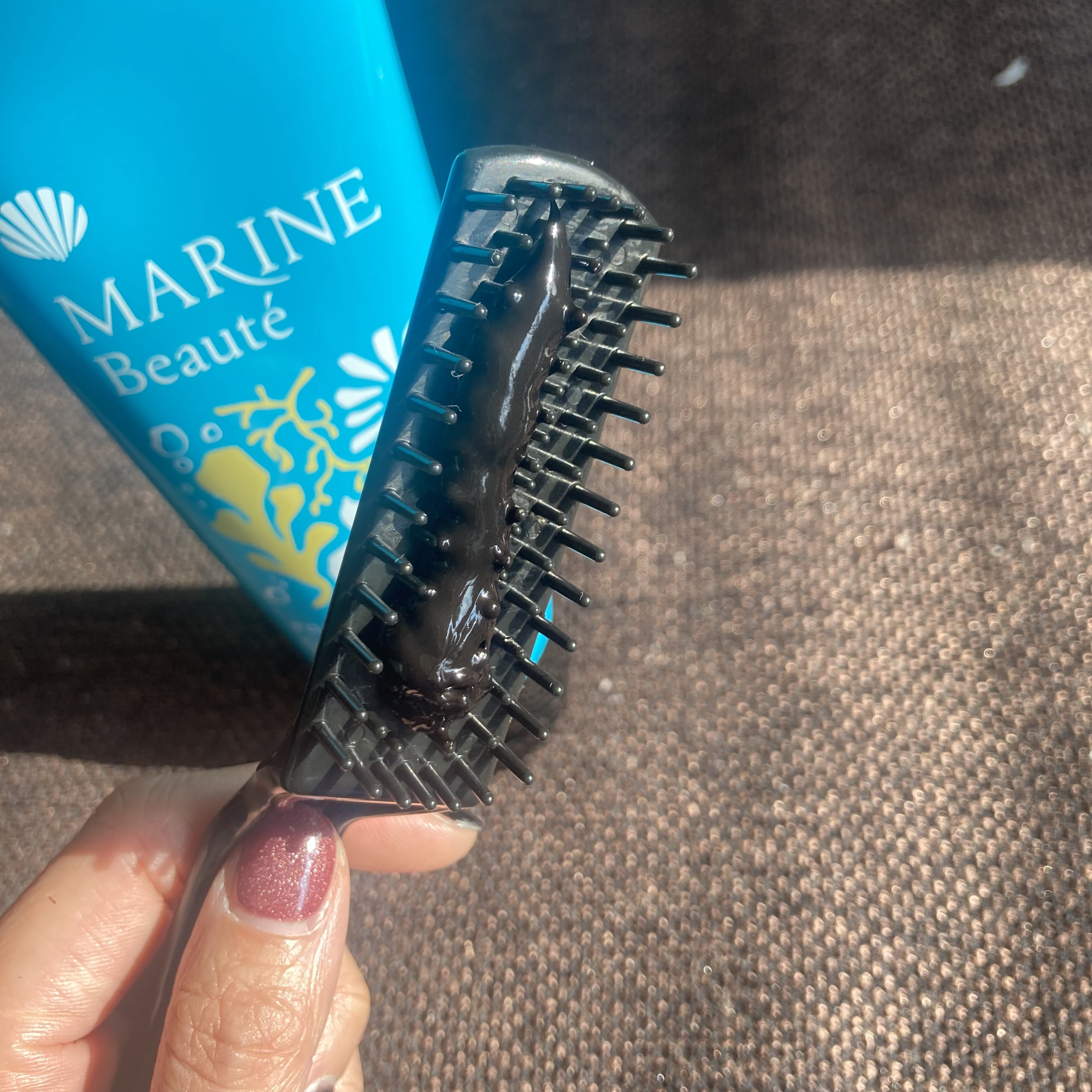 グロスカラートリートメント  ダークブラウン/マリンボーテ/洗い流すヘアトリートメントを使ったクチコミ（2枚目）