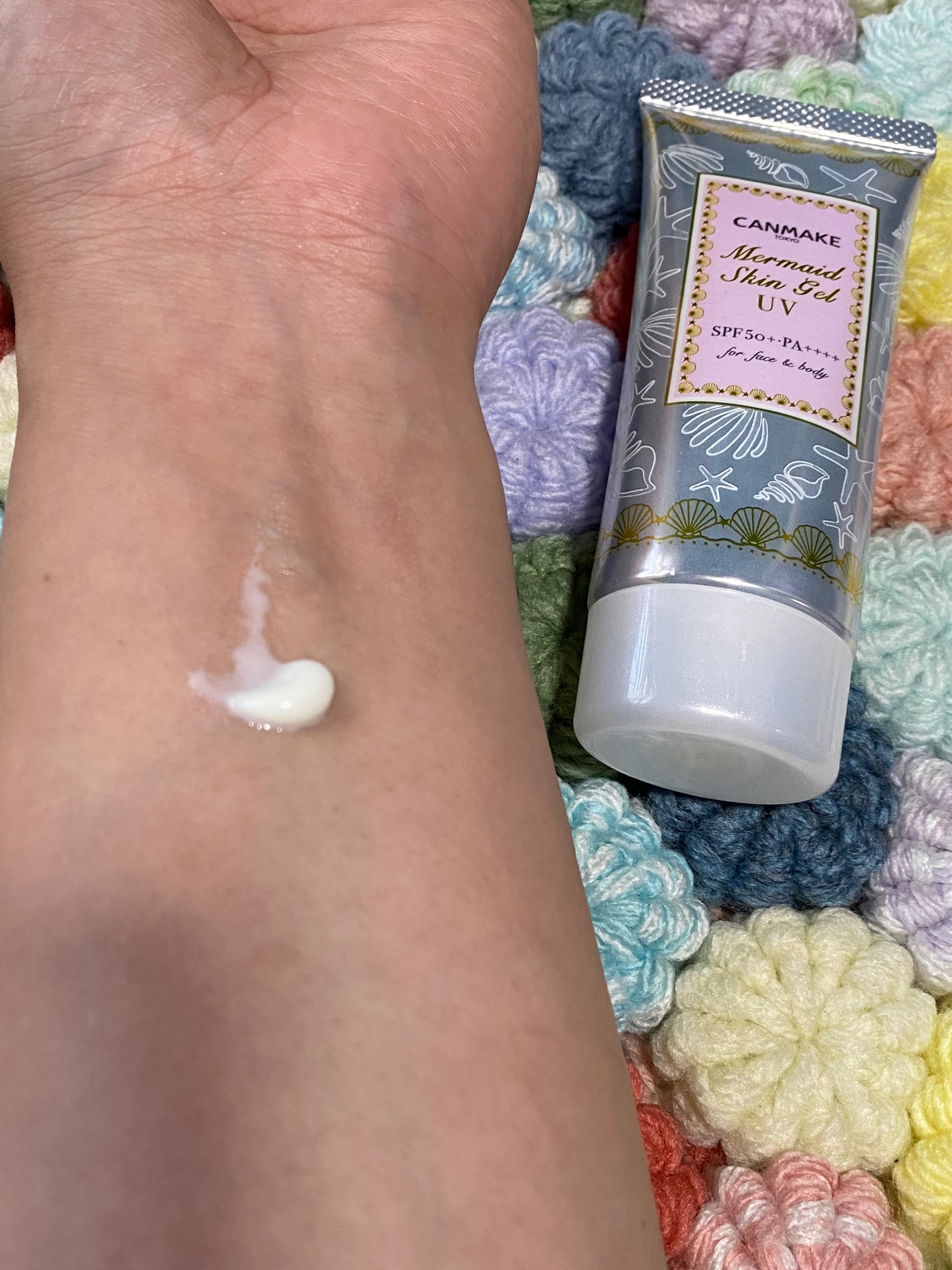 マーメイドスキンジェルUV 01 透明/キャンメイク/日焼け止めジェルを使ったクチコミ（2枚目）