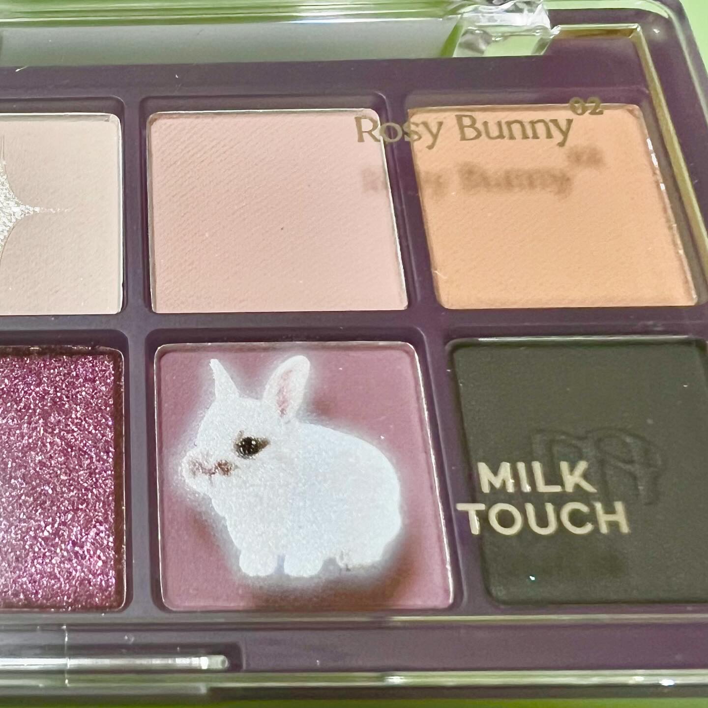 ビーマイベストフレンズハウスパレット 02 Rosy Bunny/Milk Touch/アイシャドウパレットを使ったクチコミ（2枚目）