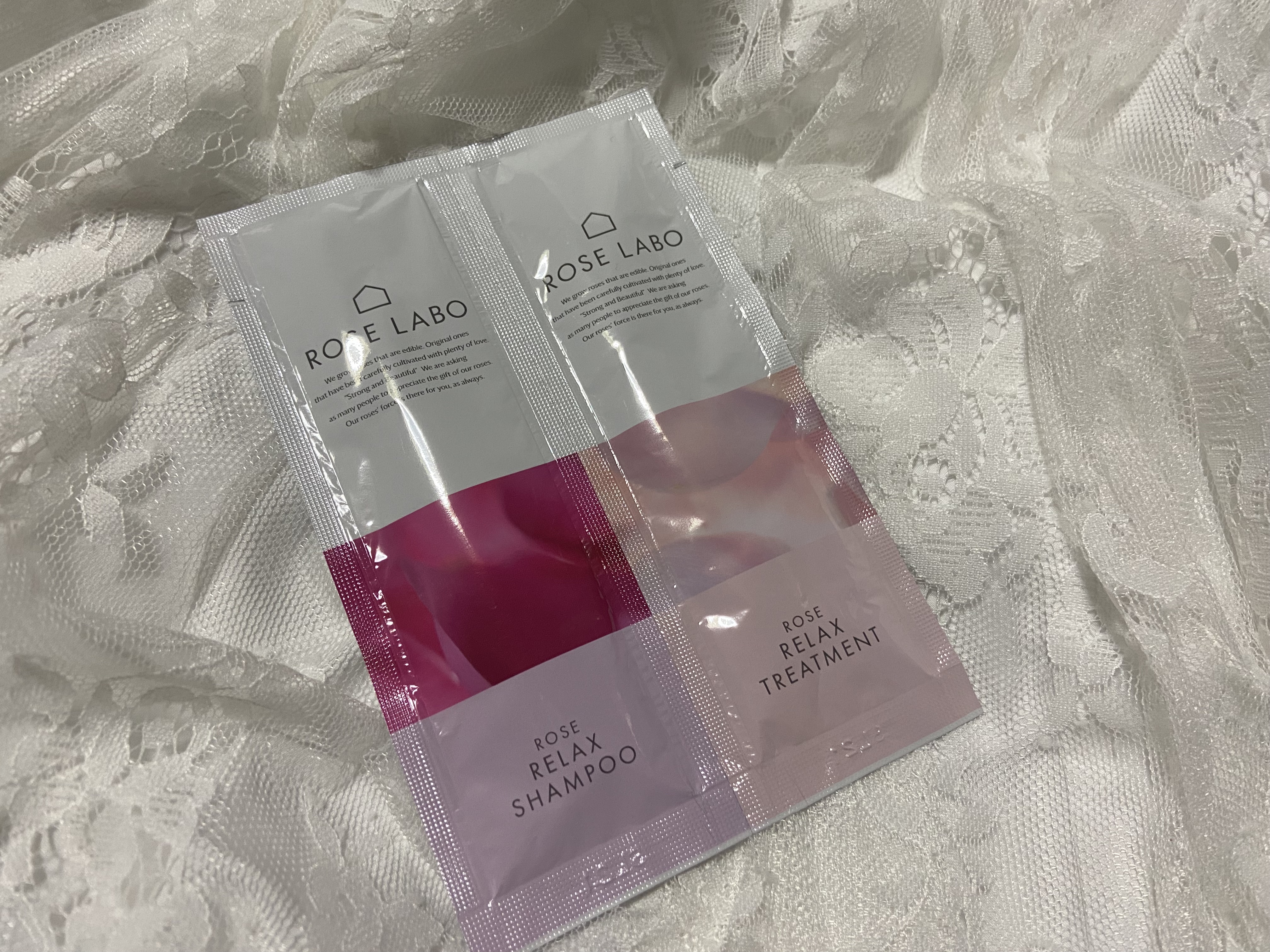 ローズリラックスシャンプー&トリートメント トライアル 1回分/ROSE LABO/市販シャンプーを使ったクチコミ（1枚目）