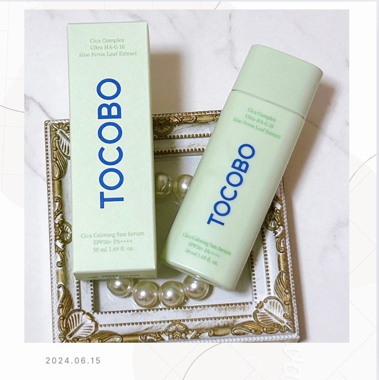 シカカーミングサンセラム/TOCOBO/日焼け止めクリームを使ったクチコミ(1枚目)