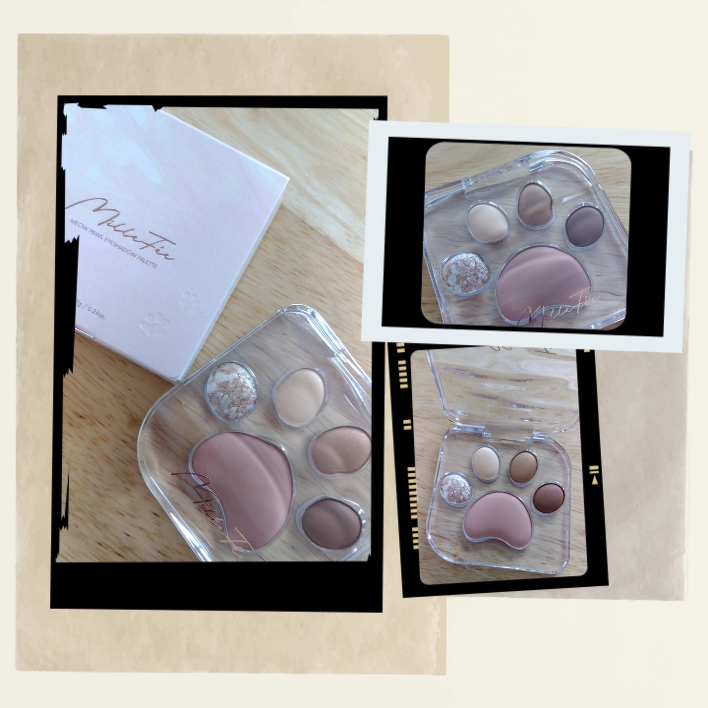 ミャオパウズアイシャドウパレット/MilleFée/アイシャドウパレットを使ったクチコミ(1枚目)