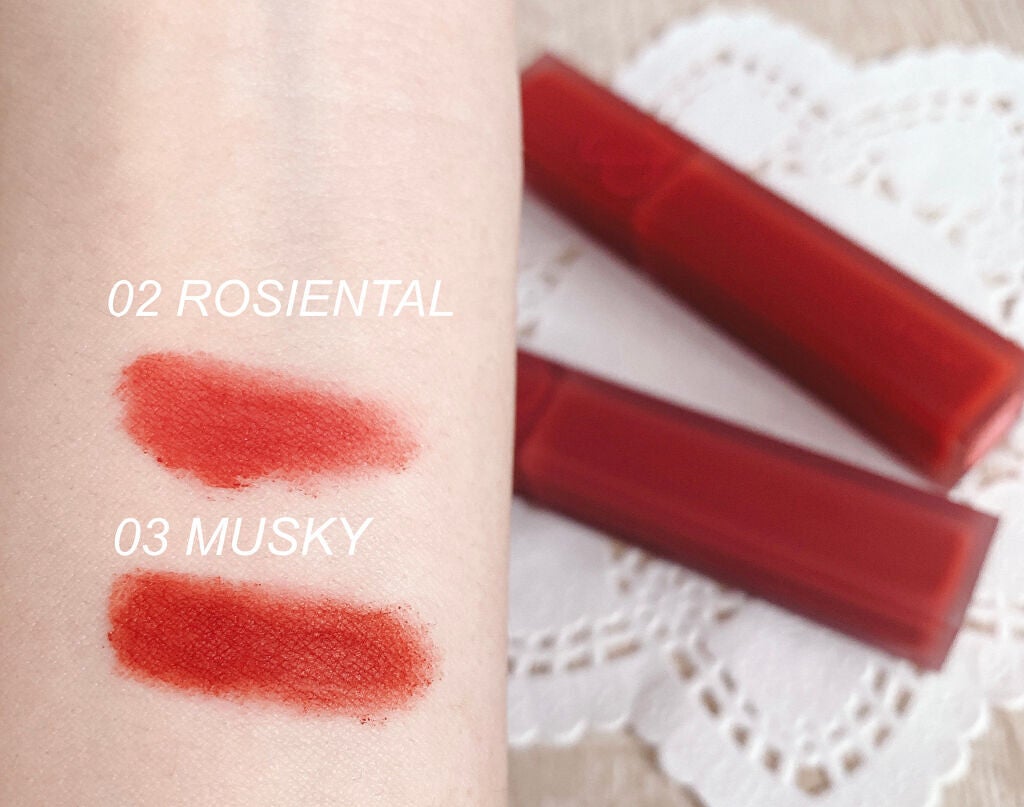 rom&nd ブラーファッジティント/rom&nd/リップティントを使ったクチコミ(2枚目)