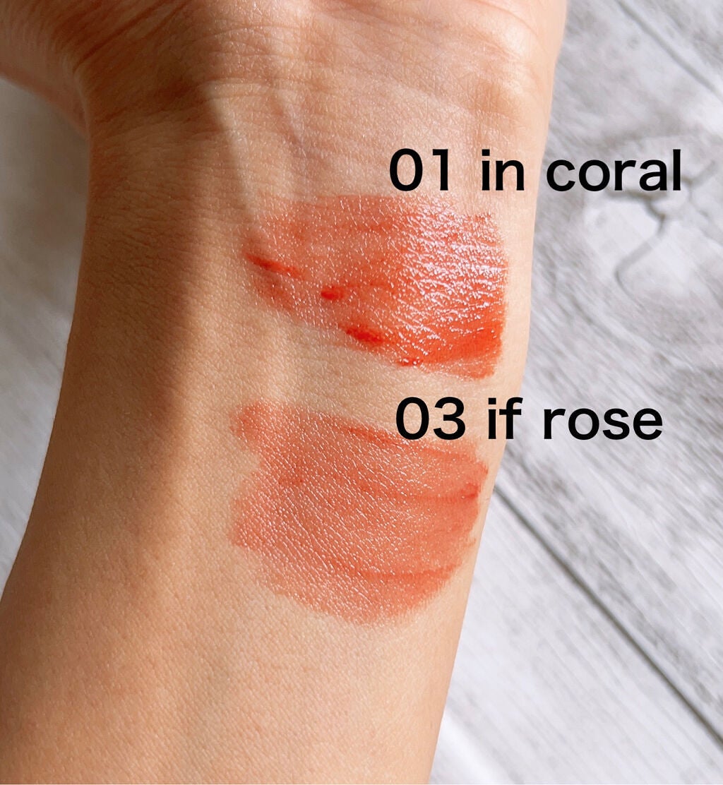 デュイフルウォーターティント/rom&nd/リップティントを使ったクチコミ(3枚目)