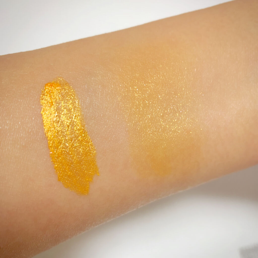 イベリスピメル ムースアイシャドウ 04 スパークルオレンジ/pdc/ジェル・クリームアイシャドウを使ったクチコミ（3枚目）