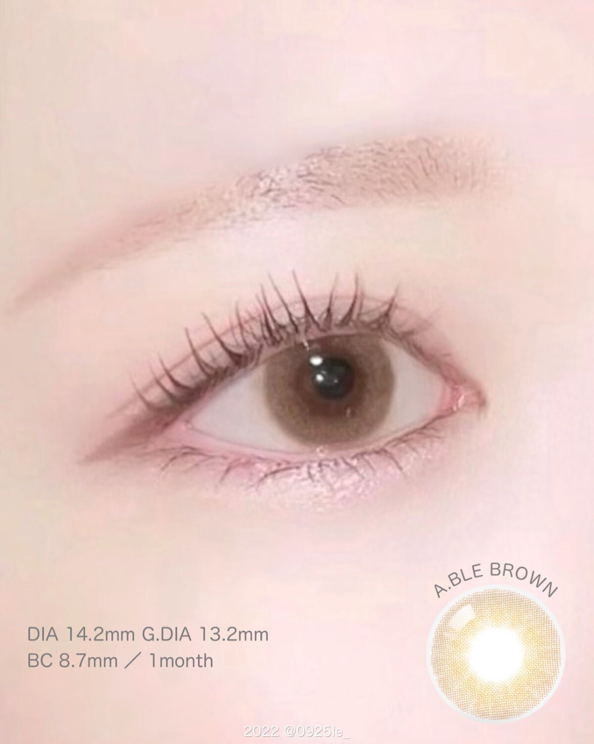 エーブルブラウンマンスリー (A.BLE BROWN monthly)/OLOLA/1ヶ月(1MONTH)カラコンを使ったクチコミ(2枚目)