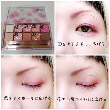 プロ アイ パレット 102 CHERISH SPRING/CLIO/アイシャドウパレットを使ったクチコミ（2枚目）