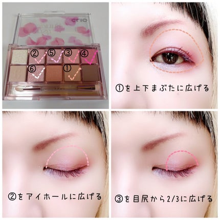 プロ アイ パレット 102 CHERISH SPRING/CLIO/アイシャドウパレットを使ったクチコミ(2枚目)