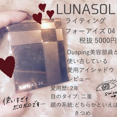 ライティングフォーアイズ/LUNASOL/アイシャドウパレットを使ったクチコミ（1枚目）