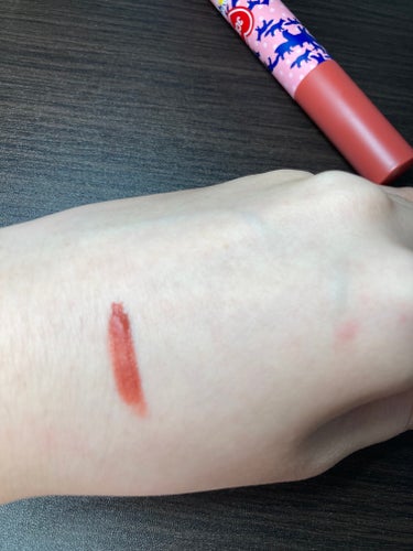 MAISON KITSUNE VELVET LIP TINT/3CE/口紅を使ったクチコミ（3枚目）