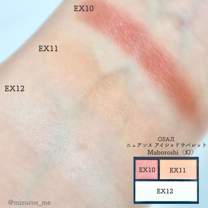 ニュアンス アイシャドウパレット/OSAJI/アイシャドウパレットを使ったクチコミ(4枚目)