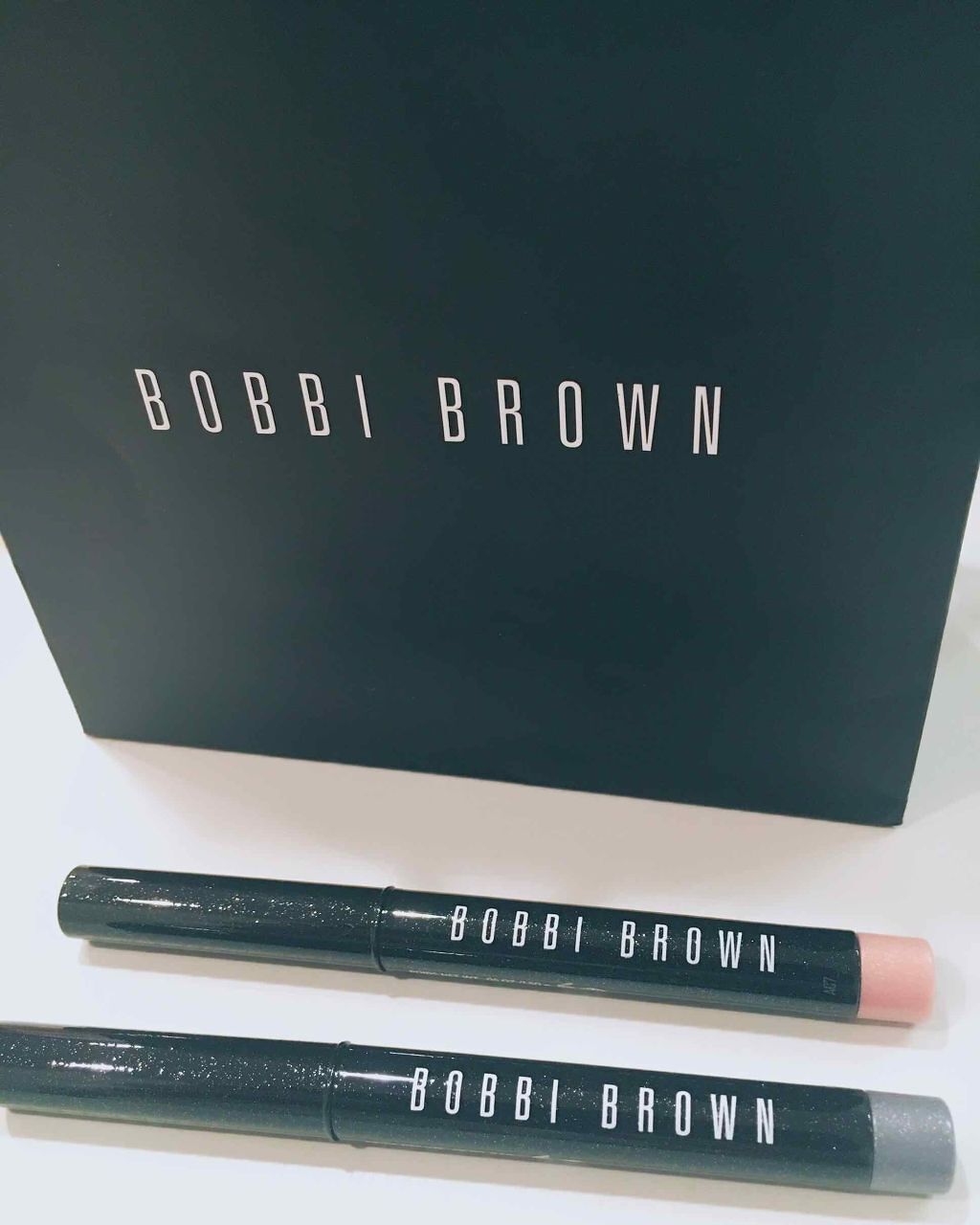 ロングウェアスパークルスティック 01 オーロラピンク/BOBBI BROWN/スティックアイシャドウを使ったクチコミ（1枚目）