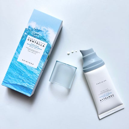 ヒアルーシカ ウォーターフィット サンセラム/SKIN1004/日焼け止めローションを使ったクチコミ(1枚目)