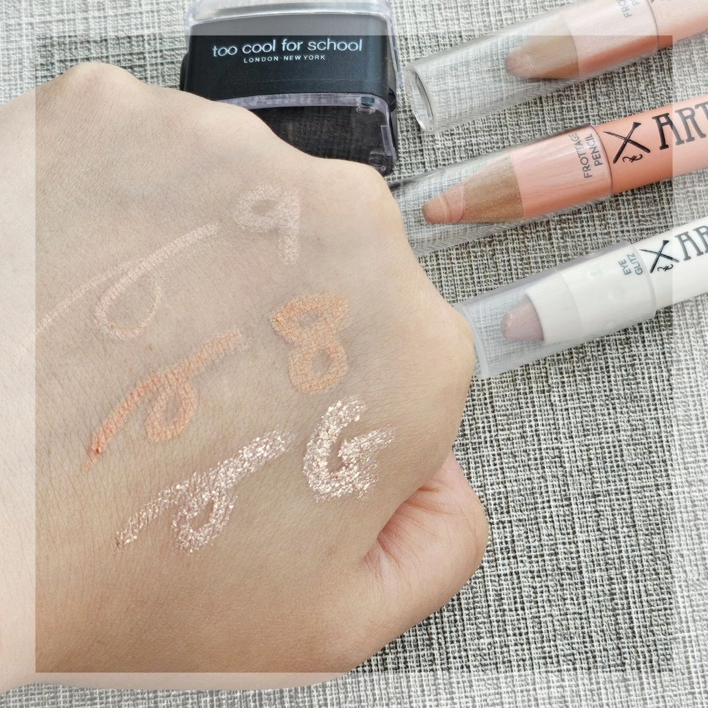 アートクラス フロッタージュペンシル/too cool for school/スティックアイシャドウを使ったクチコミ(3枚目)