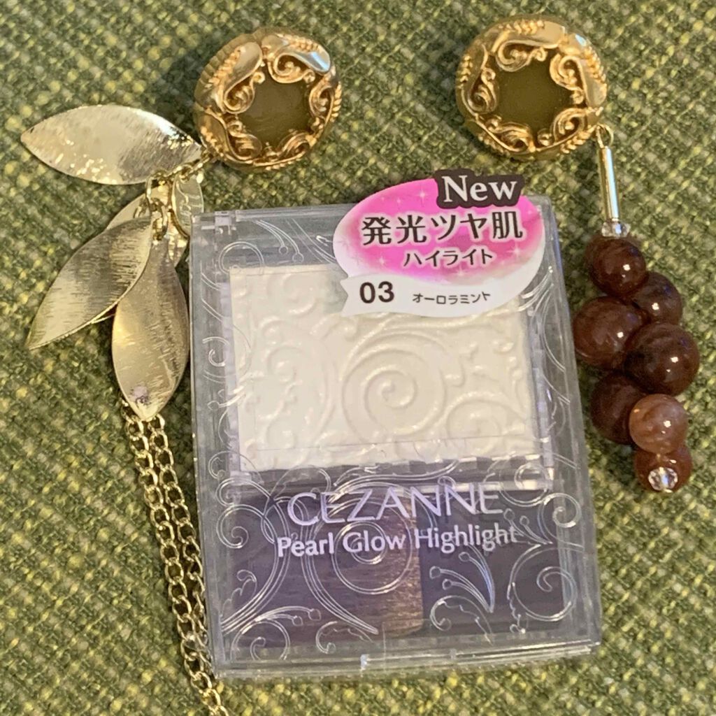 パールグロウハイライト/CEZANNE/パウダーハイライトを使ったクチコミ(3枚目)