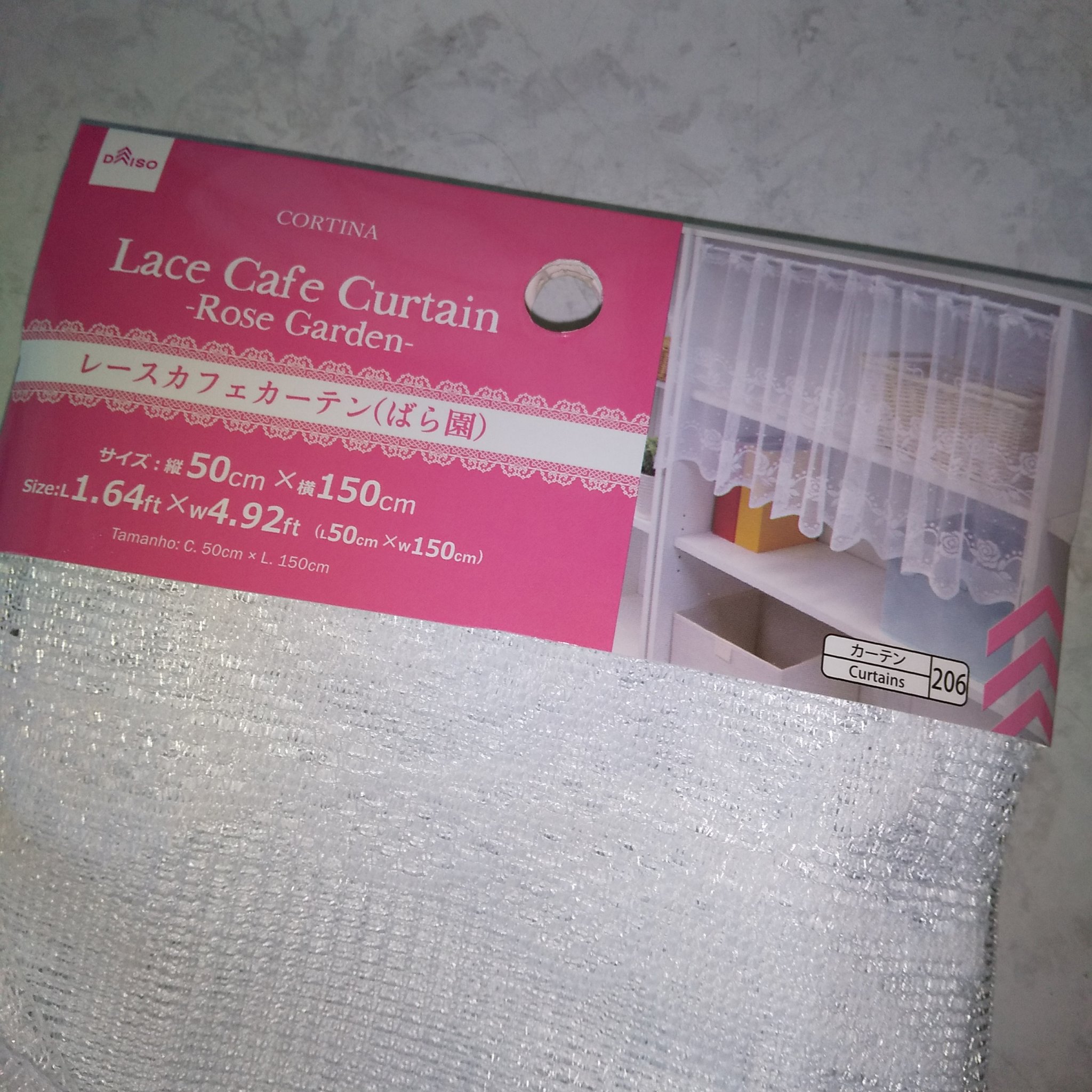 カフェカーテン/DAISO/その他を使ったクチコミ（3枚目）