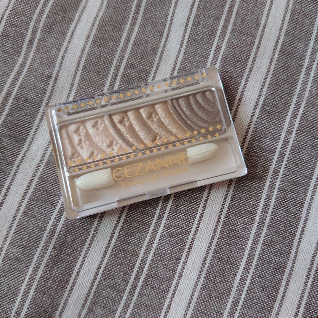 トーンアップアイシャドウ/CEZANNE/アイシャドウパレットを使ったクチコミ(1枚目)