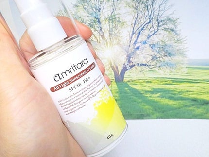 オールライト サンスクリーン クリーム SPF18 PA+/AMRITARA/化粧下地を使ったクチコミ(2枚目)