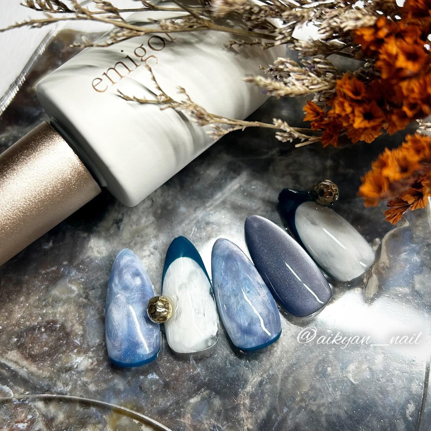 マグネットジェル/emigoro/ジェルネイルを使ったクチコミ（1枚目）