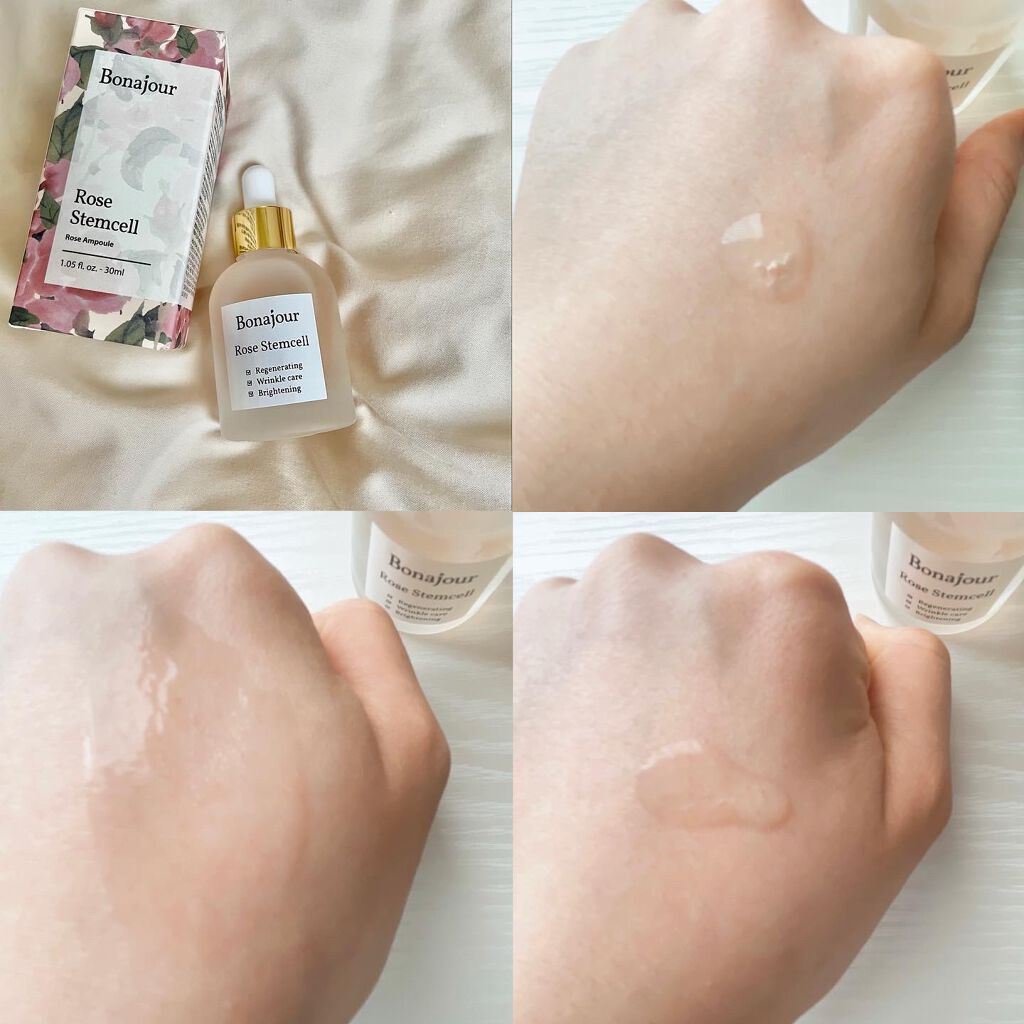 ローズステムセルセラム/Bonajour/美容液を使ったクチコミ（3枚目）