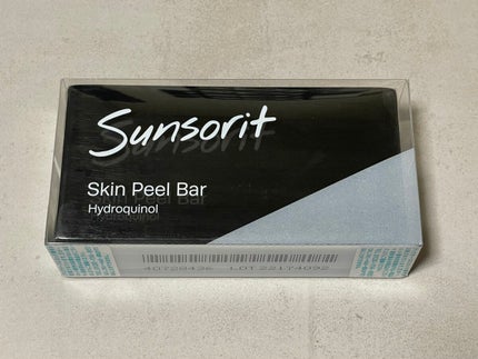 スキンピールバー ハイドロキノール/サンソリット/洗顔石鹸を使ったクチコミ(1枚目)