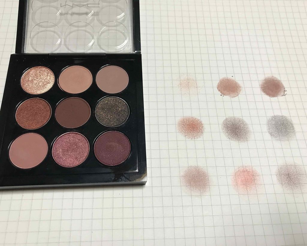 スモール アイシャドウ×9/M・A・C/アイシャドウパレットを使ったクチコミ（2枚目）
