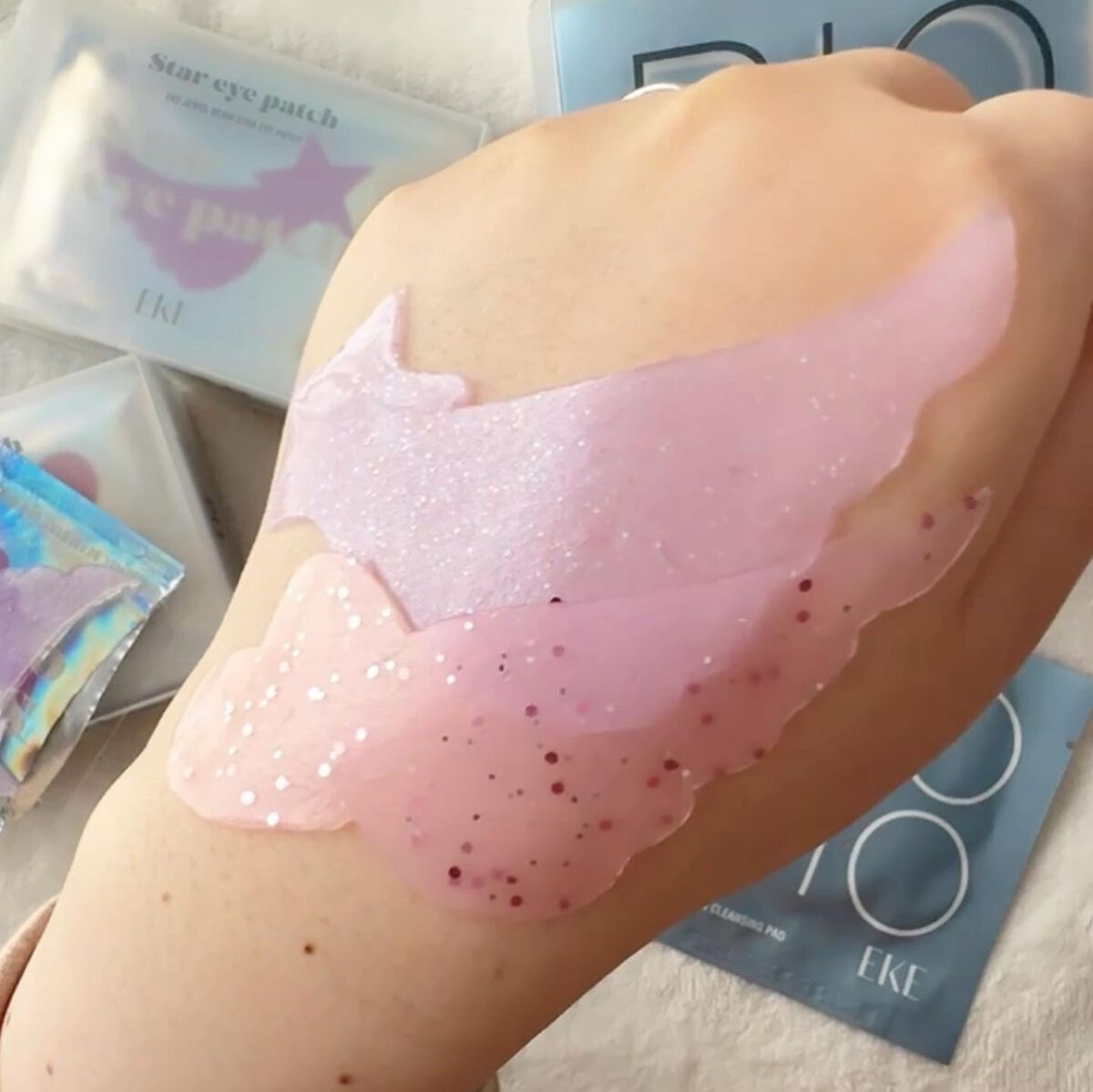ジュエルビームハートアイパッチ/EKE/アイケア・アイクリームを使ったクチコミ(7枚目)
