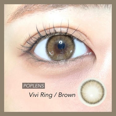 ViVi Ring 1day/OLENS/ワンデー（１DAY）カラコンを使ったクチコミ（2枚目）