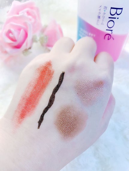 泡クリームメイク落とし/ビオレ/クレンジングクリームを使ったクチコミ(3枚目)